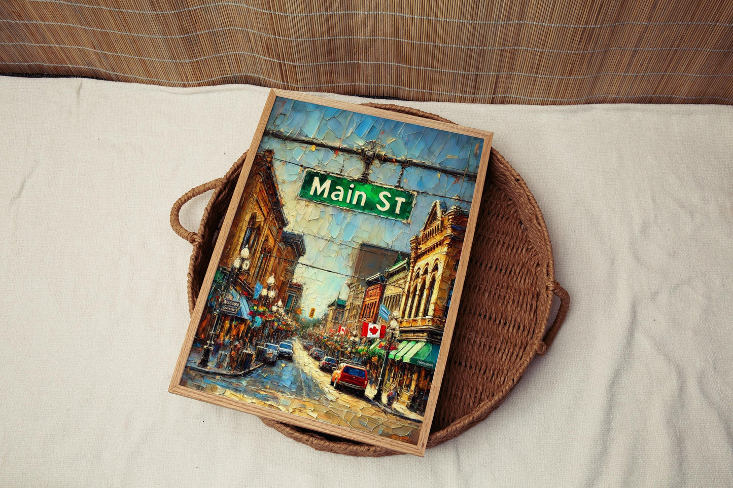 Main St Wall Art, Main Street Print, Vancouver Art, Canada Gift, Travel Print, Travel Poster, Housewarming Gift, Canada Artwork