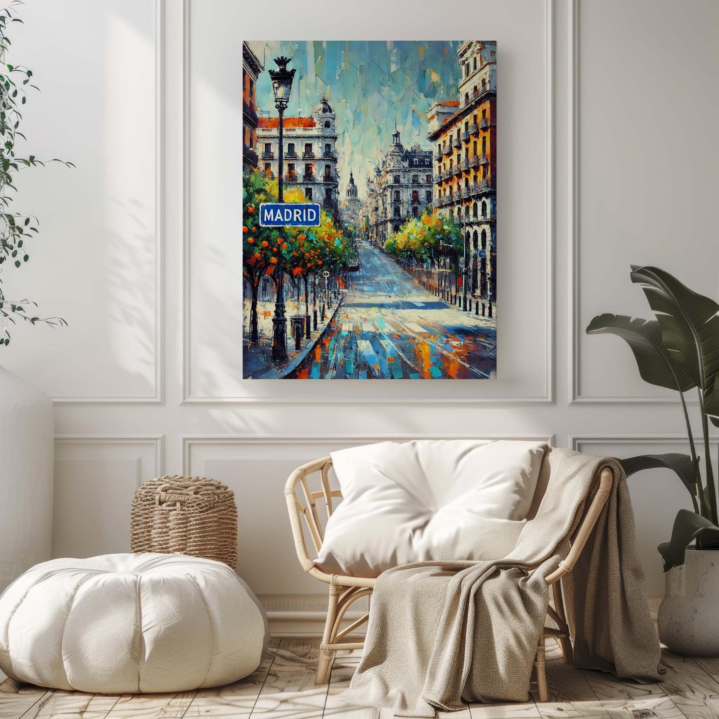 Madrid Art Print - Madrid Wall Art, Spain City Travel Poster, European Decor, Housewarming Gift, Spain Artwork, Modern Travel Print