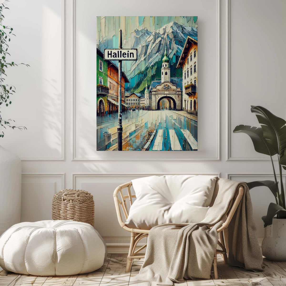 Hallein Print Vintage - Hallein, Austria