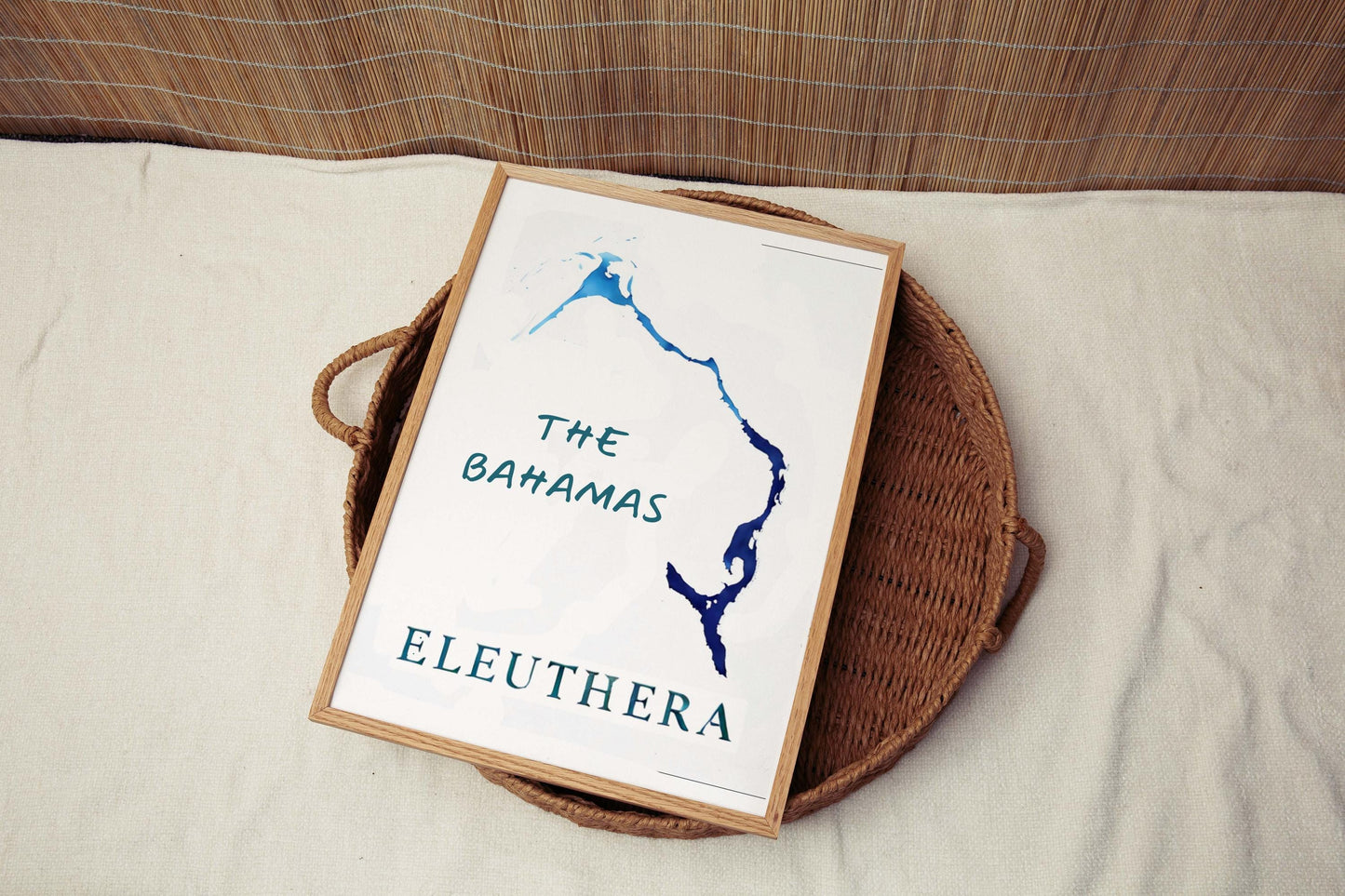 Eleuthera Print Tropical Wall Art Bahamas Decor Travel Gift Housewarming College Room Art
