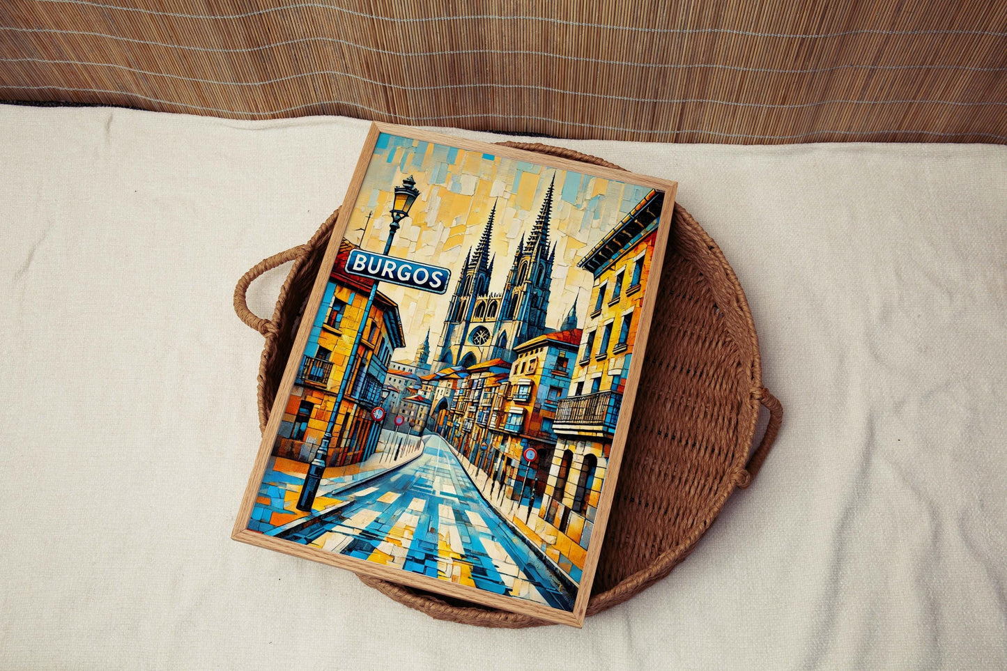 Burgos Art Print - Spain City Wall Art, Travel Poster & European Home Decor, Perfect Housewarming Gift