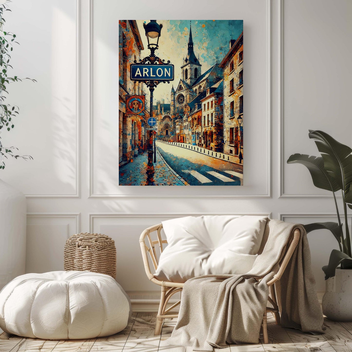 Arlon Art Belgium City Print Travel Poster Wall Art European Home Decor Housewarming Gift