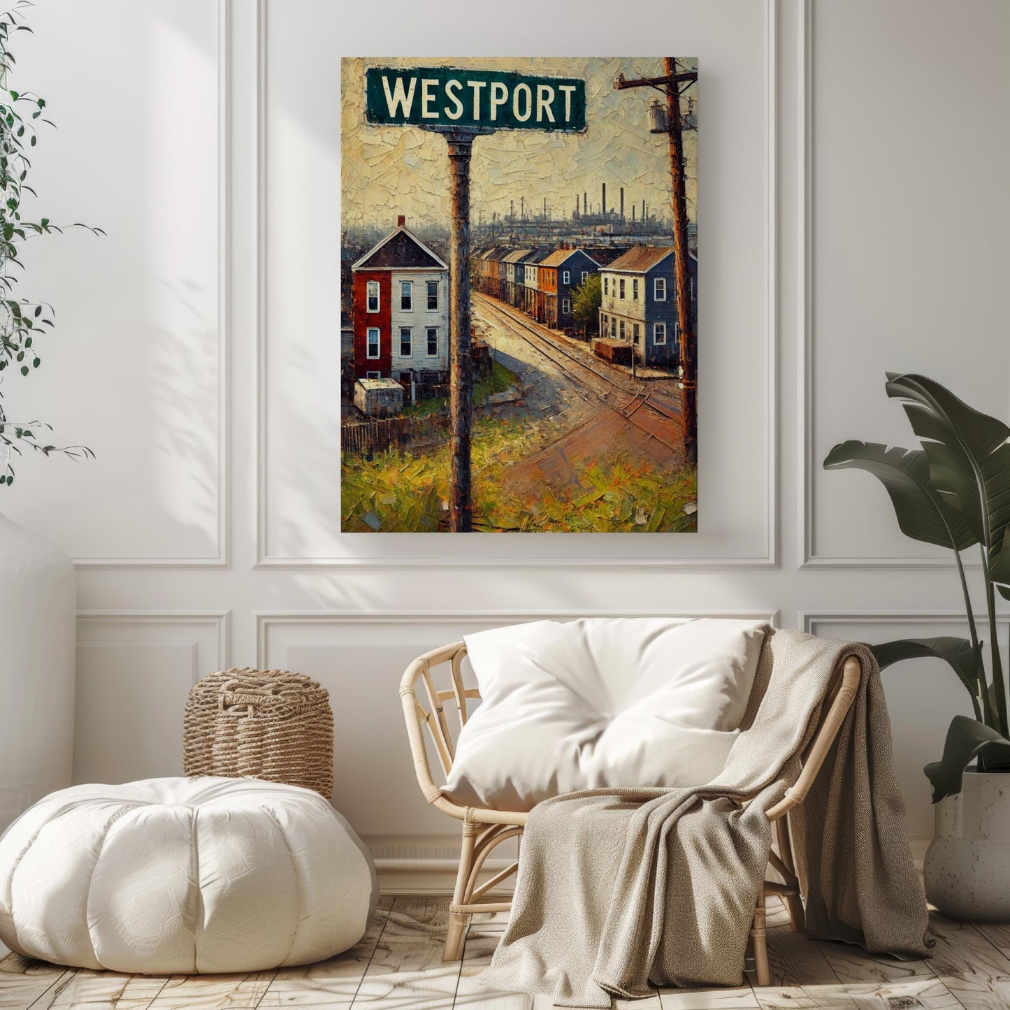 Art Westport Wall Art Baltimore Print Travel Poster Maryland Decor Housewarming Gift USA Travel Print