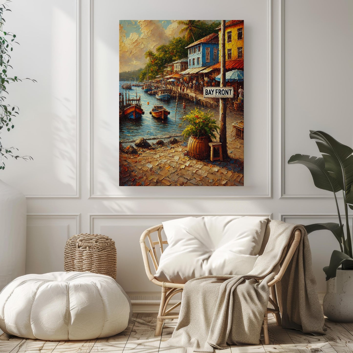 Bay Street Wall Art, Roseau Print, Dominica Art, Scenic Street Sign, Travel Souvenir, Travel Poster, Home Decor, Personalized Gift
