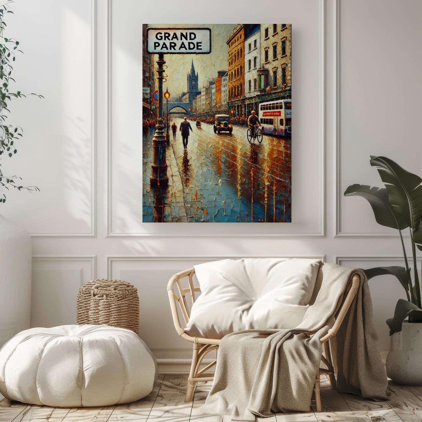 Ireland Grand Parade Wall Art Print – Cork Travel Poster, Housewarming Gift & Ireland Decor Artwork