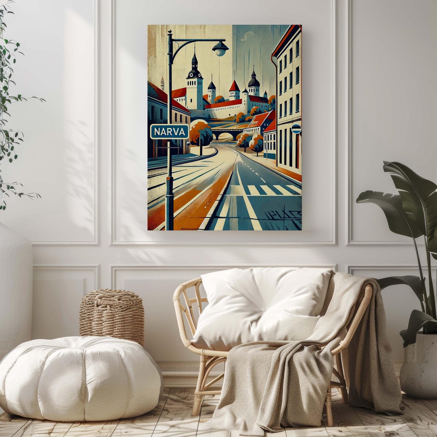 Narva Art Print - Estonia City Wall Art, Travel Poster, European Artwork, Housewarming Gift, Narva Travel Print, Estonia Home Decor