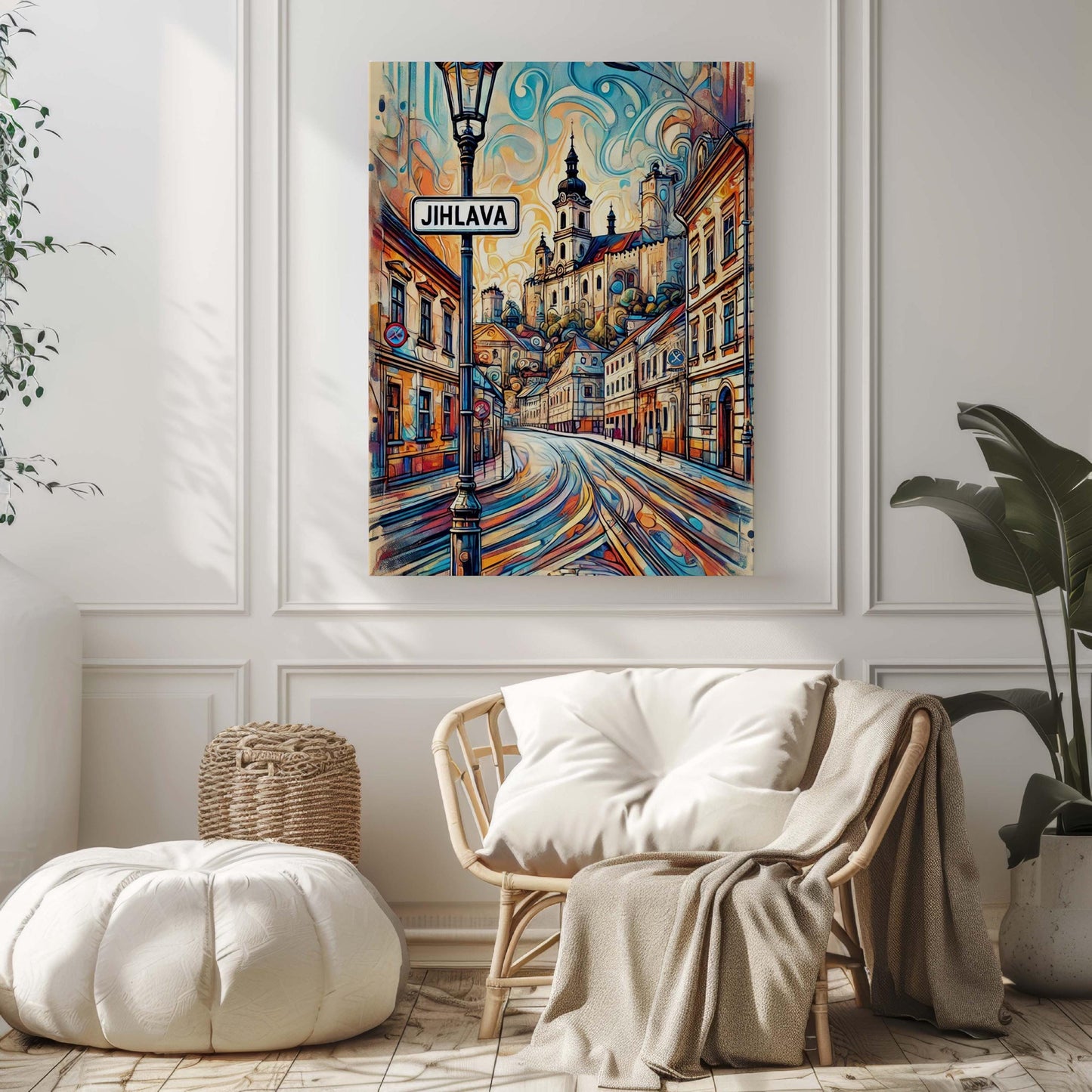 Jihlava Art Print - Czech Republic City Wall Art, Travel Poster, Housewarming Gift, Jihlava Travel Decor