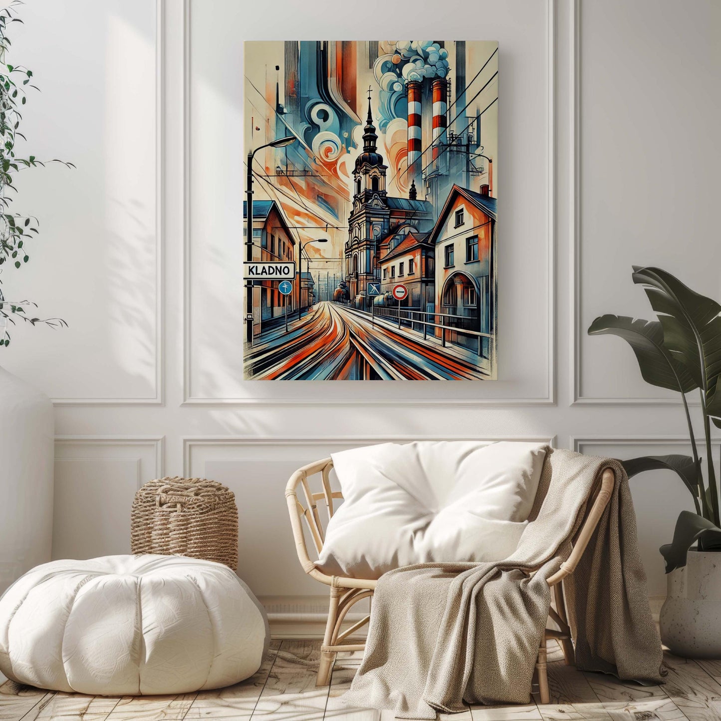 Kladno Art Print - Czech Republic City Wall Art, Travel Poster, Kladno Gift & Housewarming Decor