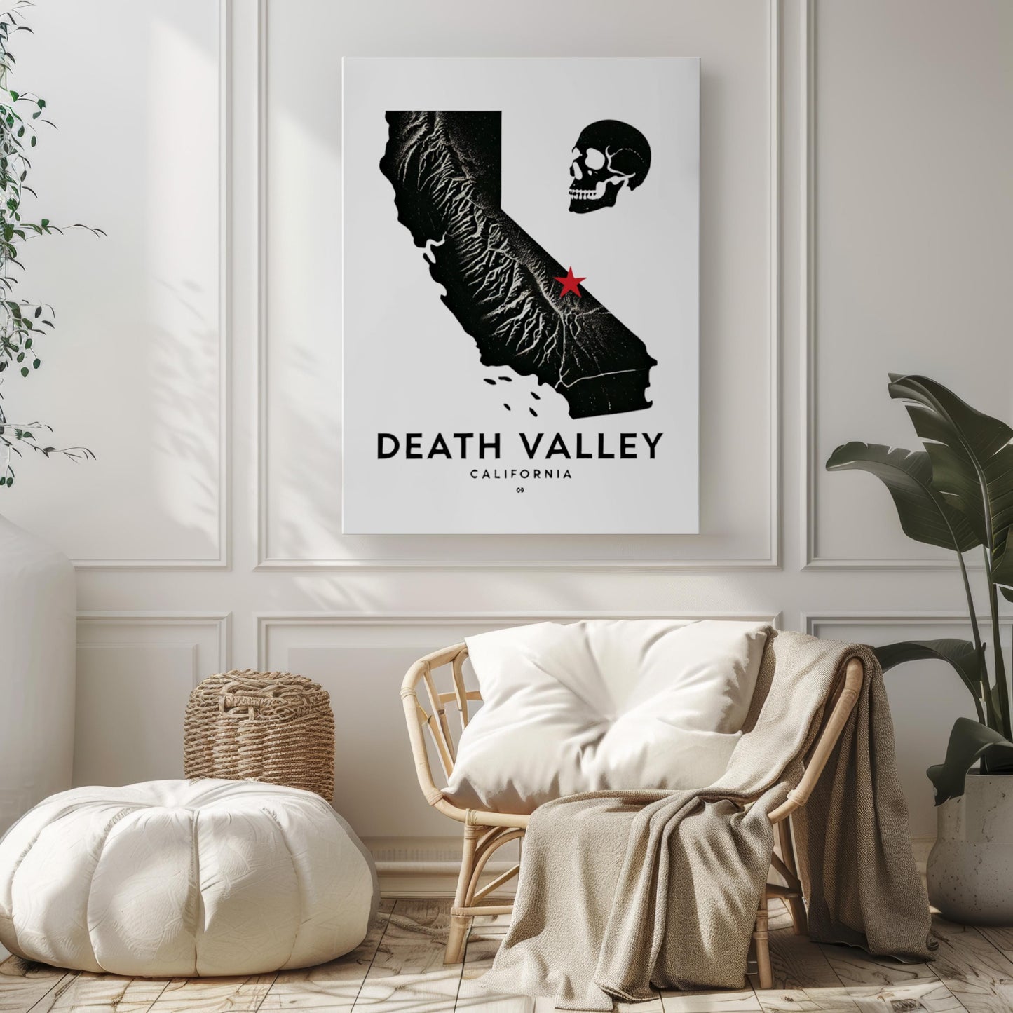 Death Valley Wall Art Print, California Travel Decor, Housewarming Gift, College Dorm Art, Desert Landscape Home Decor, CA Wall Poster