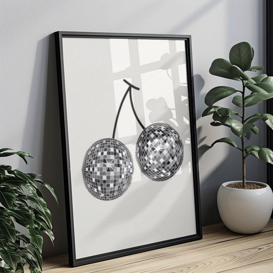 College Art Disco Wall Art Print – Retro Dorm Decor, Travel & Housewarming Gift, Funky Home Decoration, College Wall Artwork