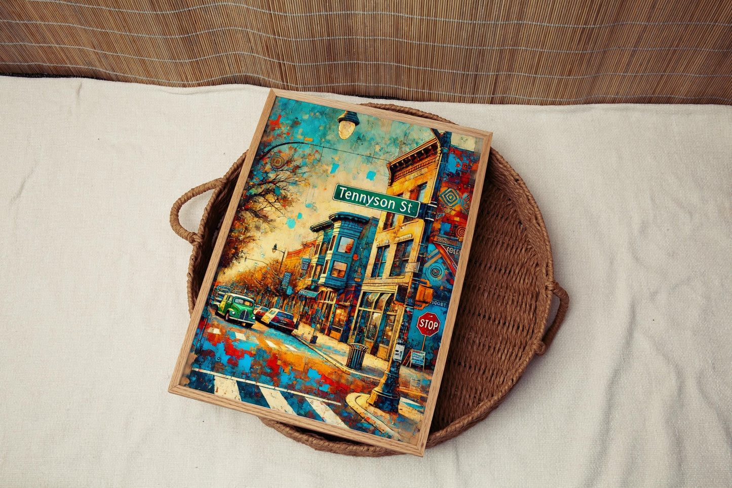Colorado Denver Tennyson St Wall Art - Travel Print, Unique Street Poster, Housewarming & Home Decor Gift