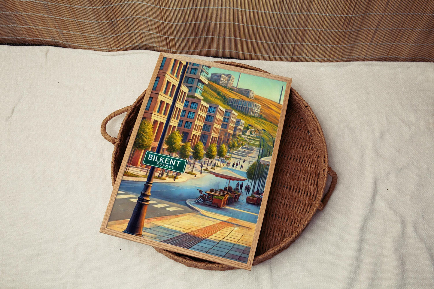 Ankara Travel Print Bilkent St Wall Art Turkey Decor Ankara Gift Housewarming Poster Turkey Art