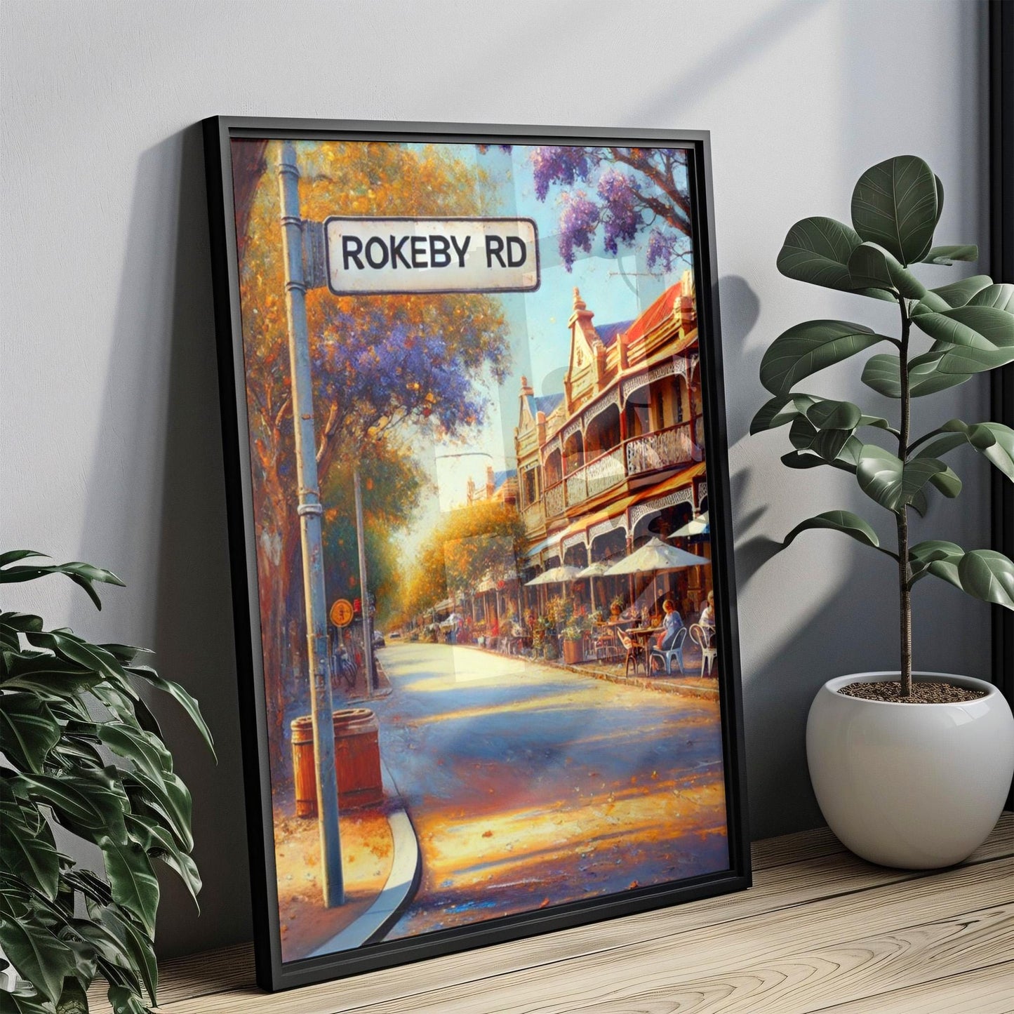 Subiaco Rokeby Rd Wall Art Print – Perth Travel Poster & Souvenir, Subiaco Gift, Housewarming Decor