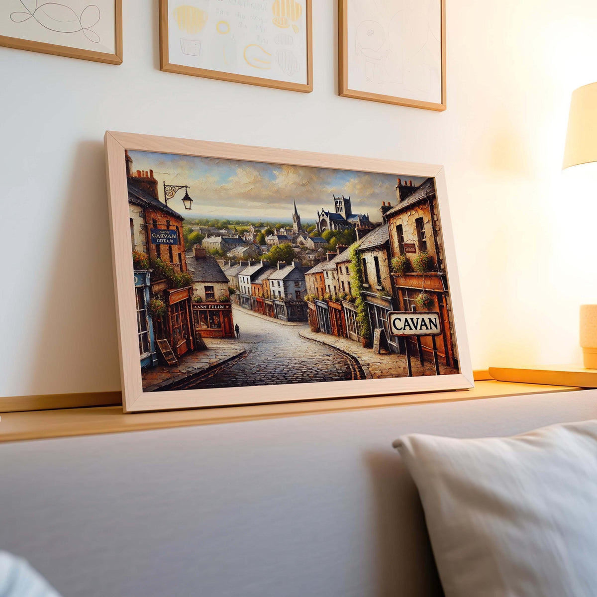 Cavan City Map Print - Cavan, Ireland
