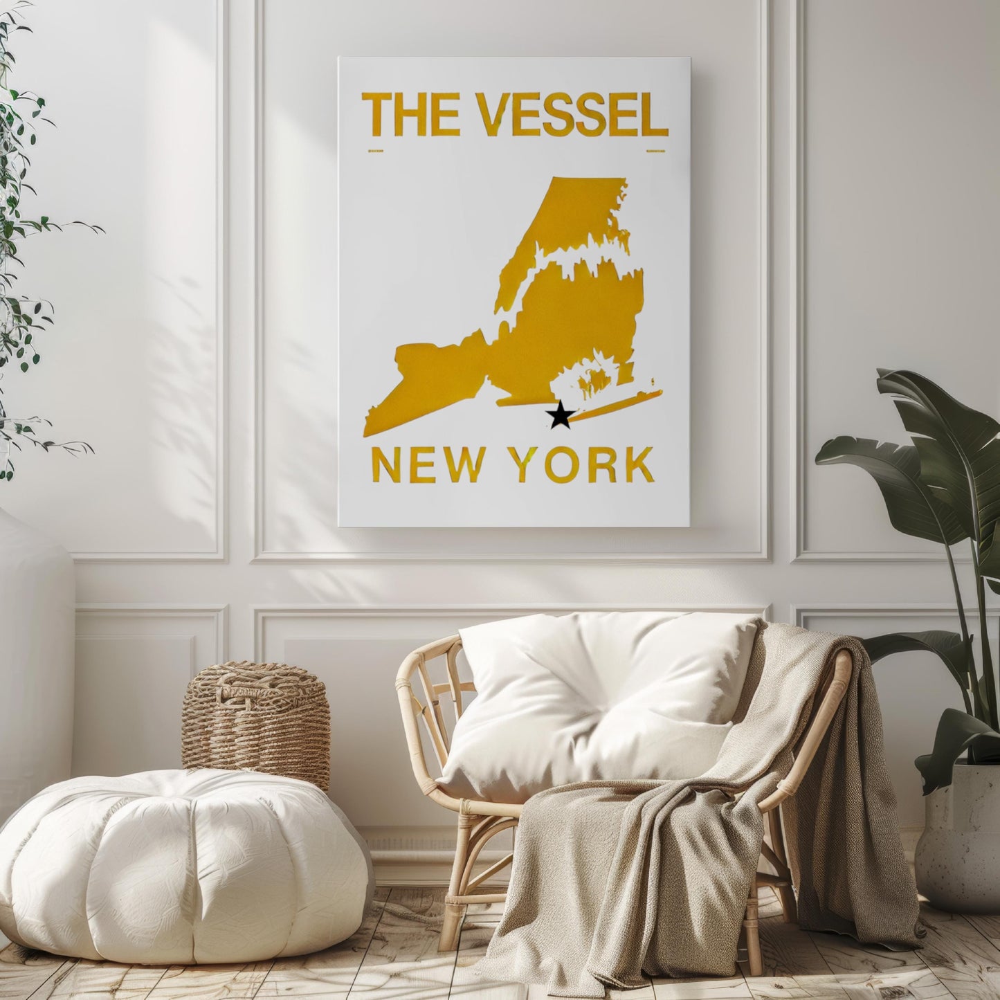 The Vessel Wall Art - Travel Print Home Decor, Housewarming & College Gift, Coastal Room Artwork, The Vessel Print for Living Room
