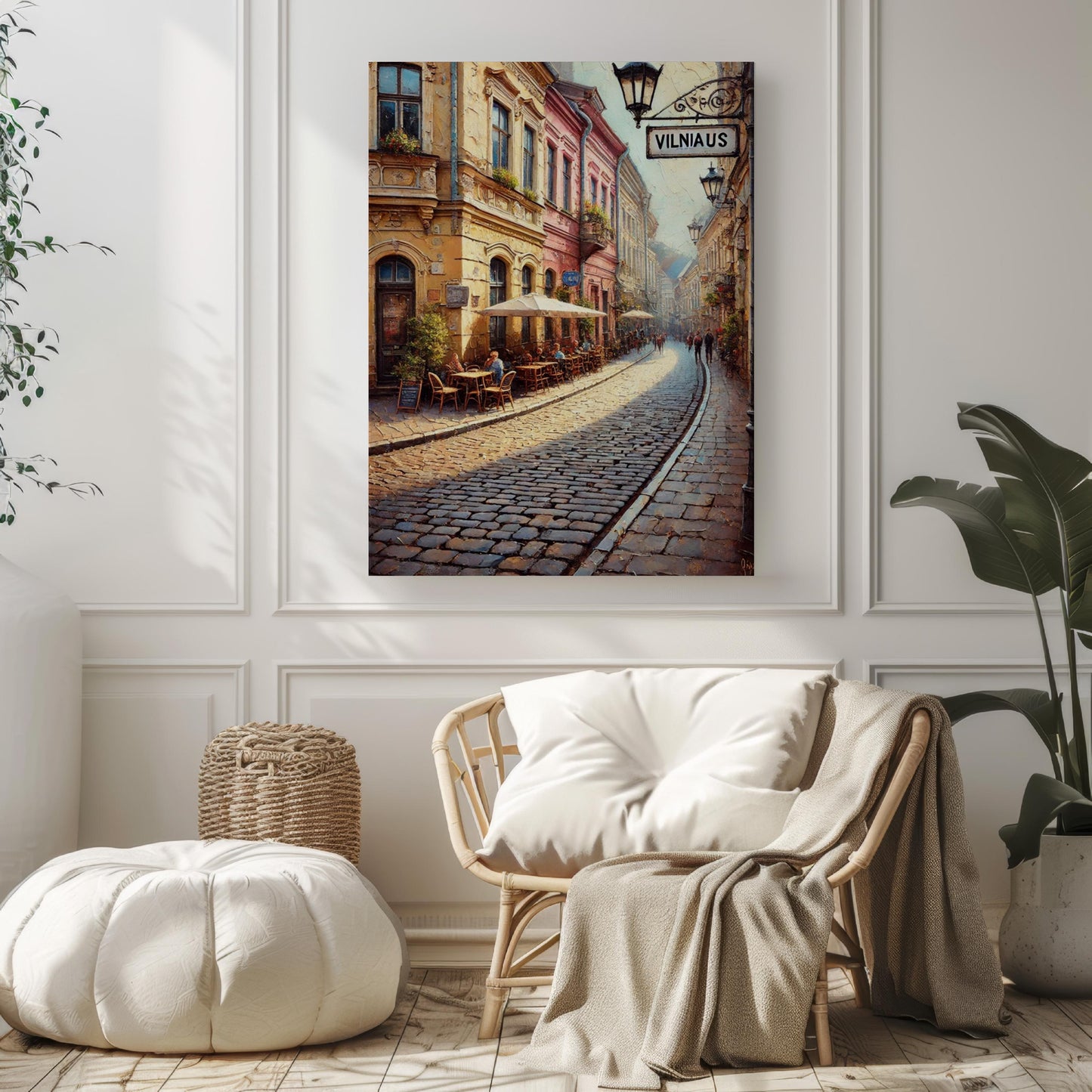 Vilniaus Street Wall Art, Vilnius Print, Lithuania Art, “City” Gift, Travel Souvenir, Travel Poster, “State” Art, PERSONALIZED GIFT