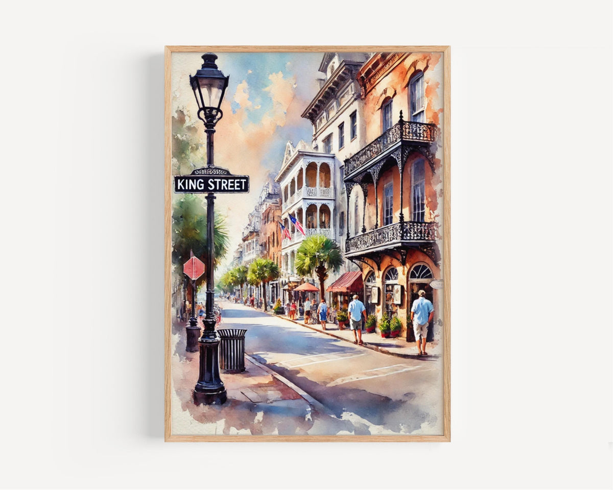 King Street Print - Charleston, South Carolina, USA