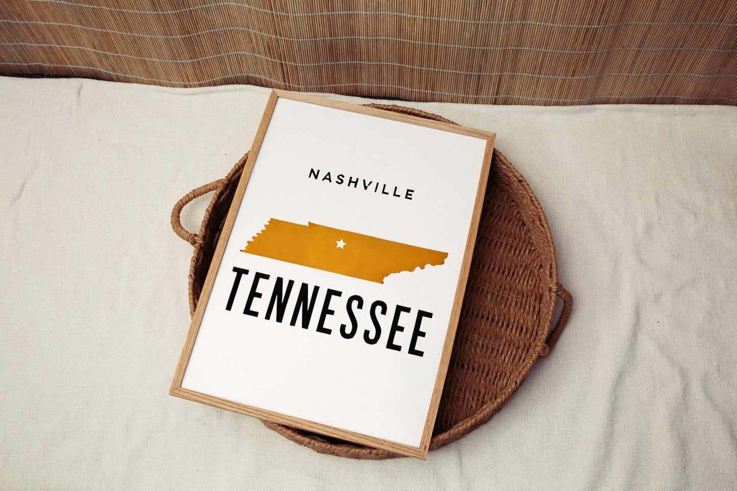 Nashville Print Nashville Wall Art Tennessee Travel Print Home Decor Housewarming & College
