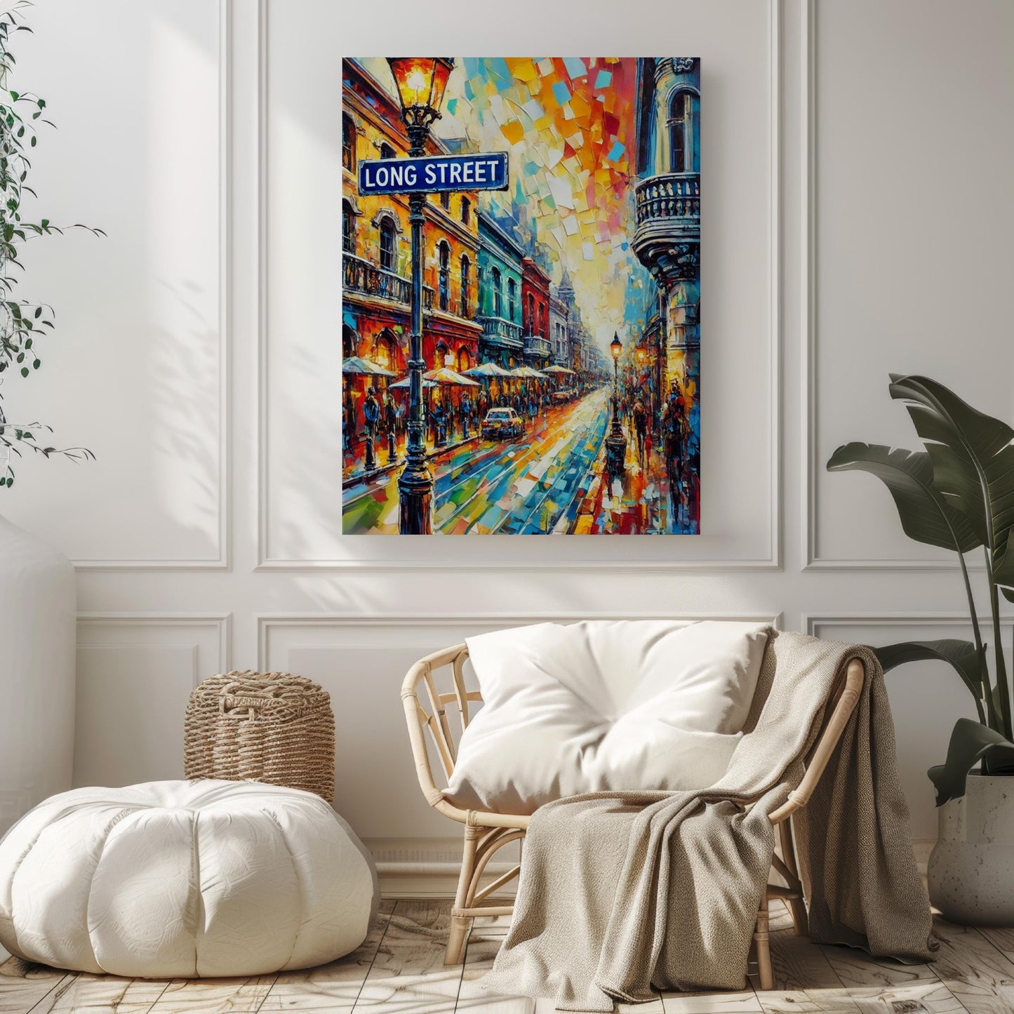 Cape Town Long Street Wall Art Print - Travel Poster & African Gift, Housewarming Souvenir, Stylish Home Decor