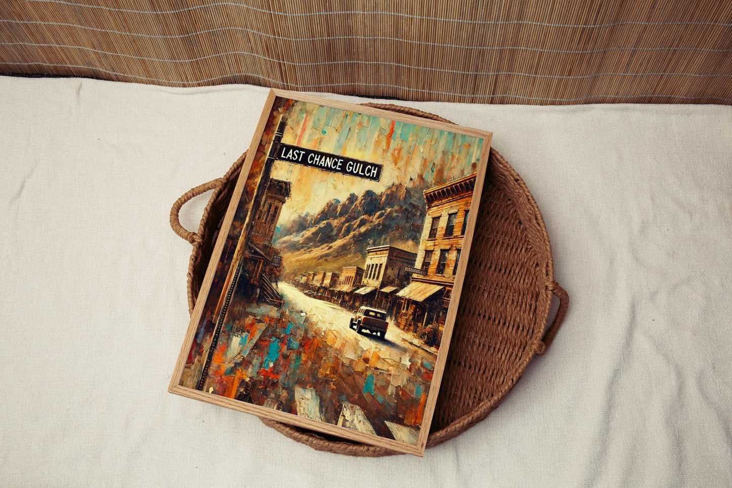 Last Chance Gulch Wall Art, Helena Print, Montana Art, “City” Gift, Travel Souvenir, Travel Poster, “State” Art, PERSONALIZED GIFT