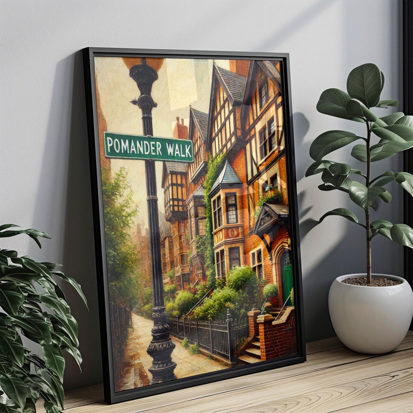Pomander Walk Wall Art Print, NYC Travel Poster, New York City Souvenir, Housewarming Gift, American Art Decor, NYC Gift Idea, Travel Print