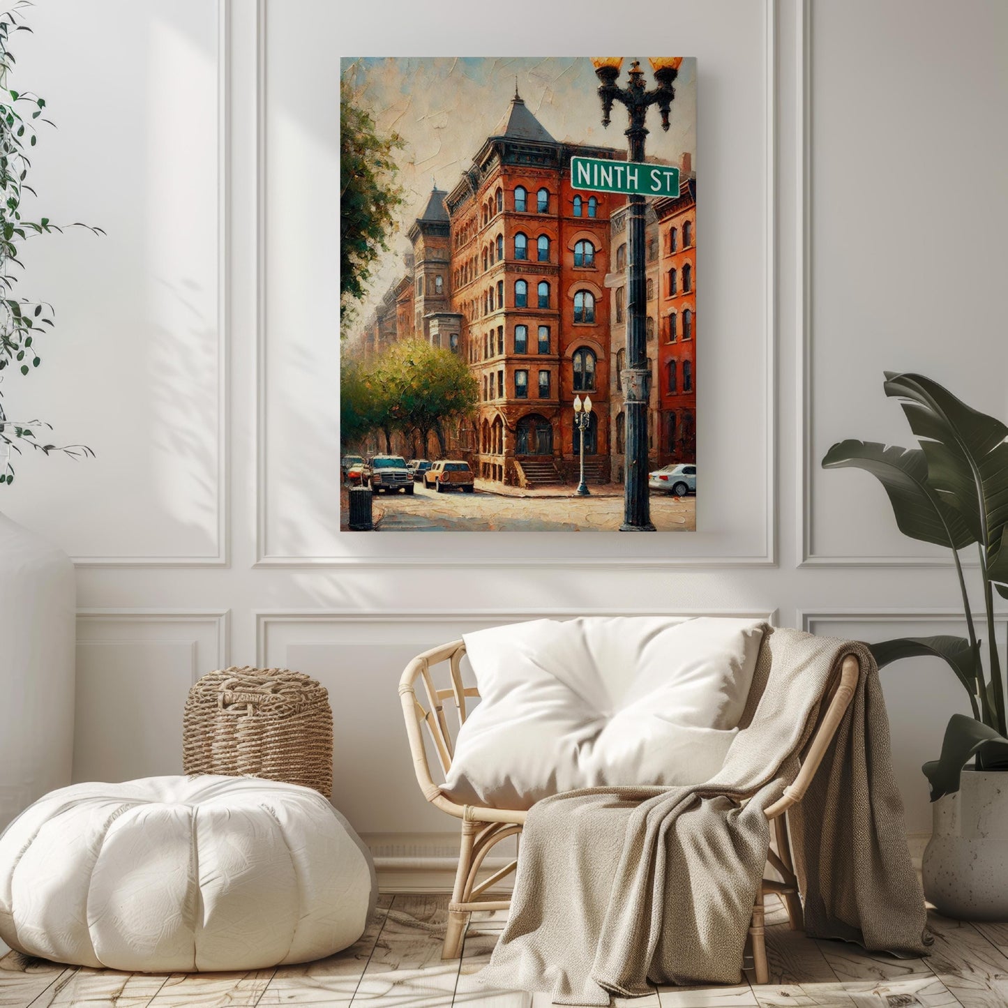 Wilmington Art Ninth St Wall Art Print - Wilmington Travel Poster, Delaware Decor, Housewarming Gift, Unique Wilmington Gift Idea