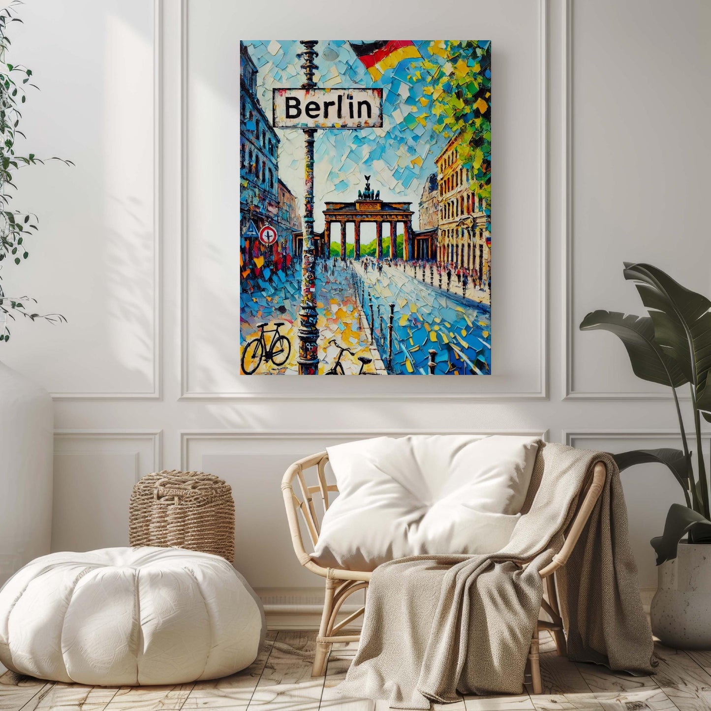 Berlin Art Print Berlin Wall Artwork Germany City Travel Poster European Wall Decor Housewarming Gift