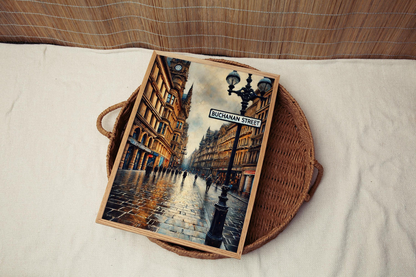 Buchanan St Wall Art, Buchanan Street Print, Glasgow Art, Glasgow Gift, Travel Print, Travel Poster, Housewarming Gift, Scotland Art, Decor