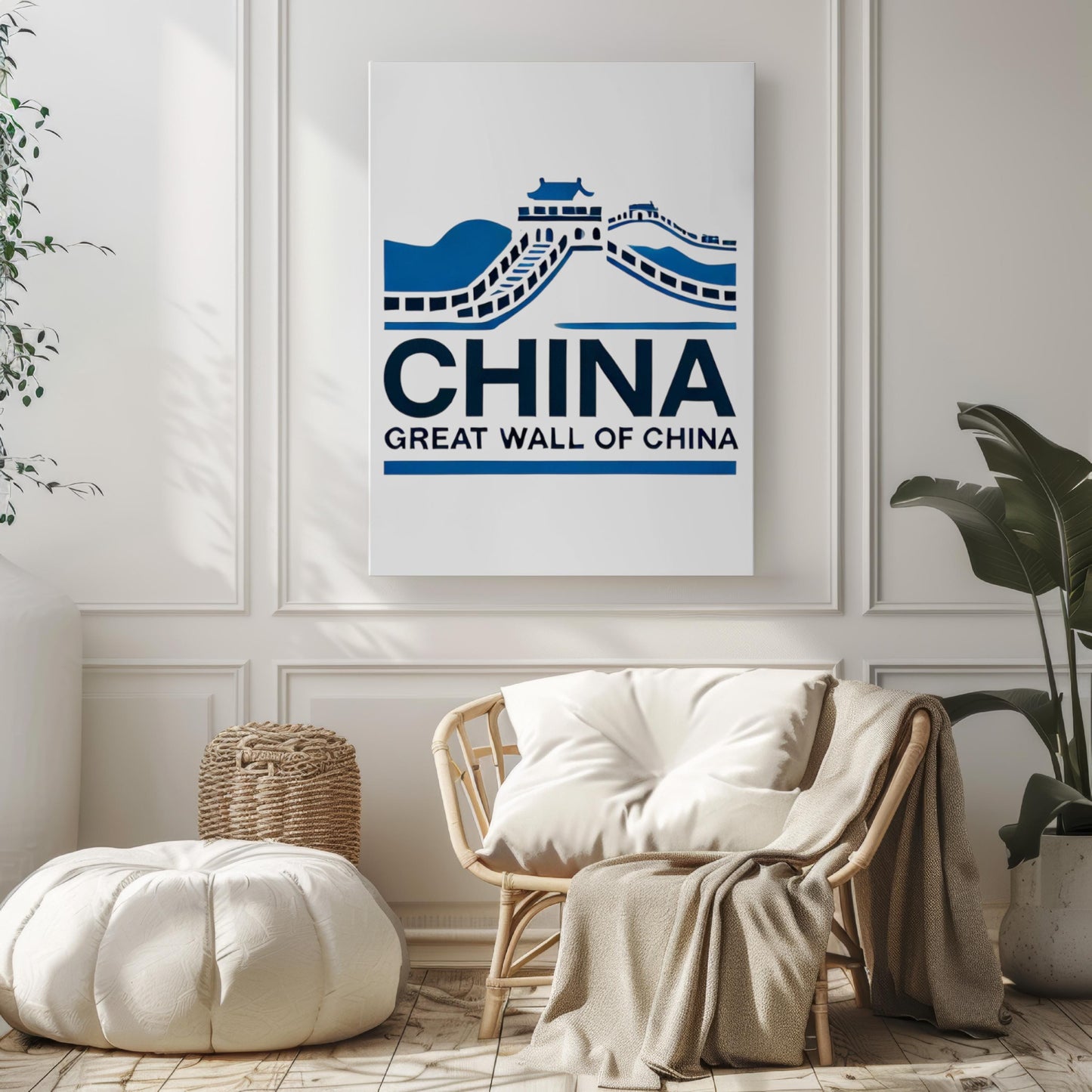 China Great Wall Wall Art Print – Travel Decor, China Gift, Home & Housewarming Wall Artwork