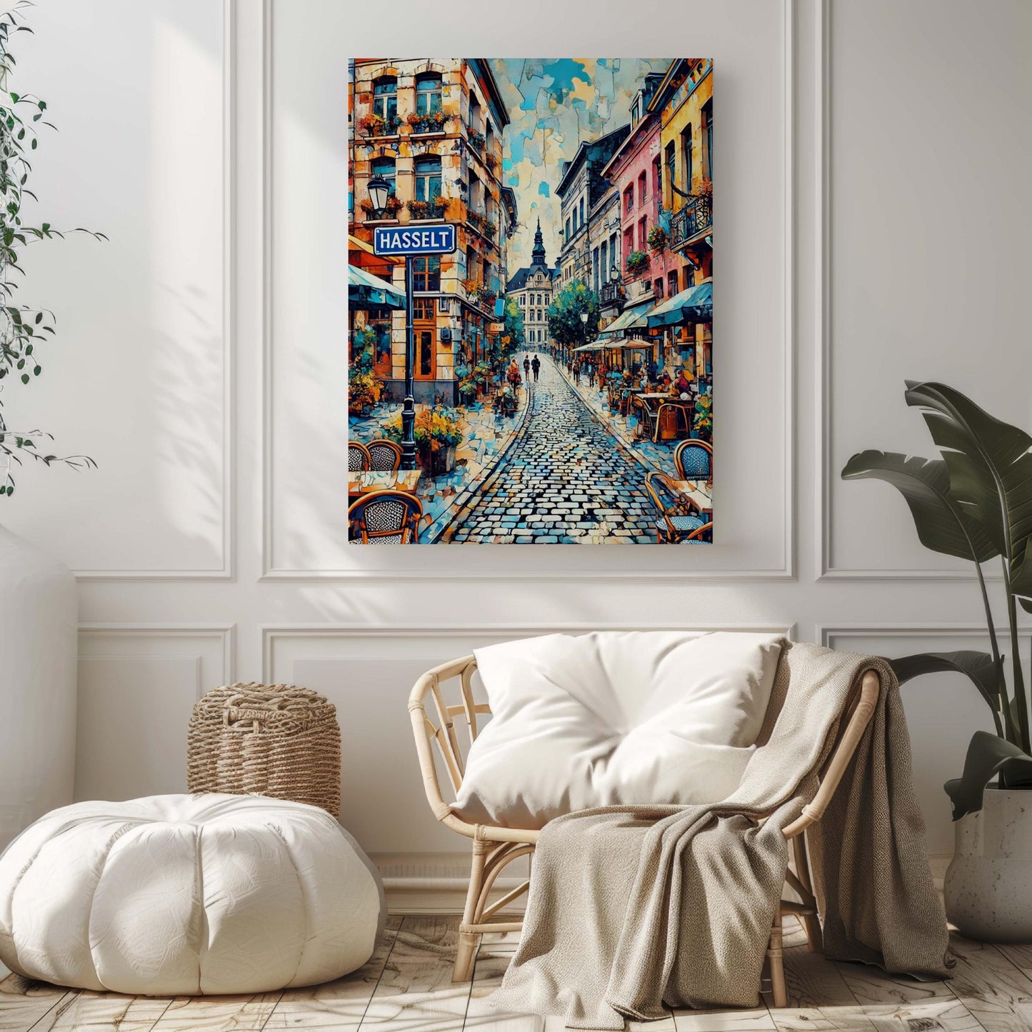Hasselt Art Wall Decor, Belgium City Print, Travel Poster, European Wall Art, Hasselt Gift, Housewarming Decor, Belgium Travel Print