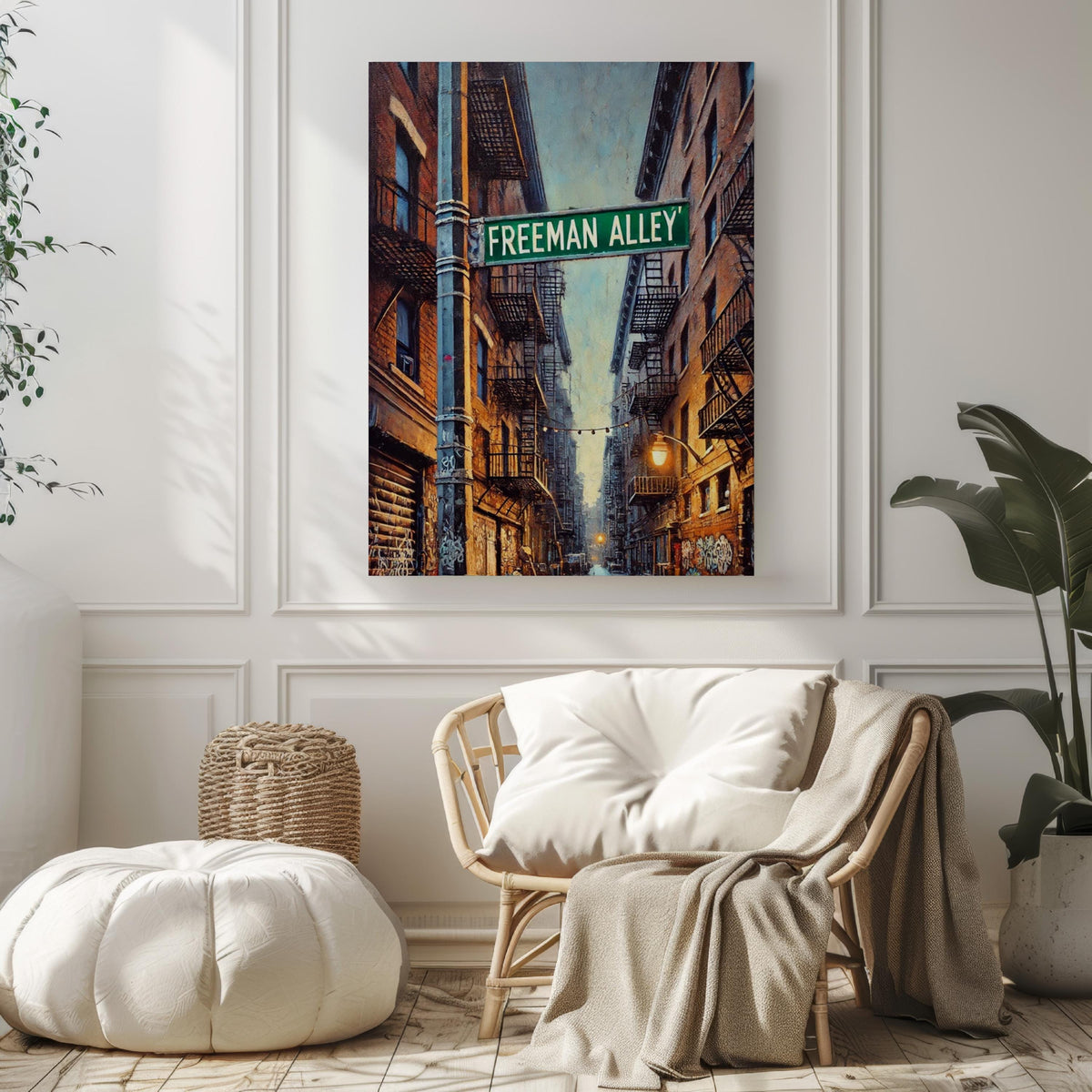 Freeman Alley Print - Bowery, New York, USA
