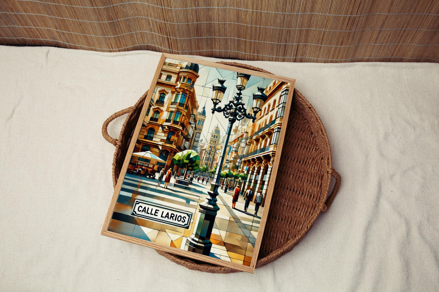 Calle Larios Wall Art, Málaga Spain Print, Mediterranean Cityscape, Travel Souvenir, Fine Art Poster, Spain Artwork, Personalized Gift