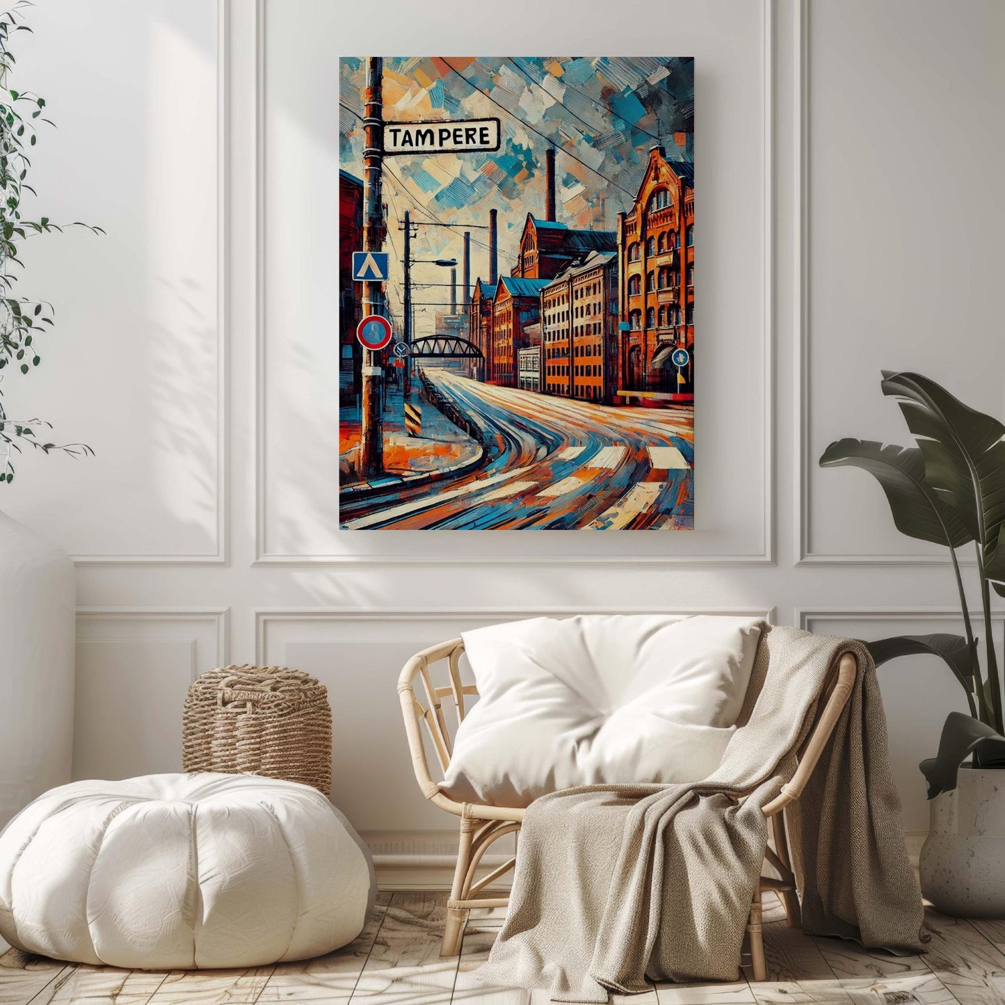 Tampere Art Print – Finland City Wall Art, Travel Poster, Housewarming Gift, European Home Decor, Scandinavian Design, Tampere Travel Gift