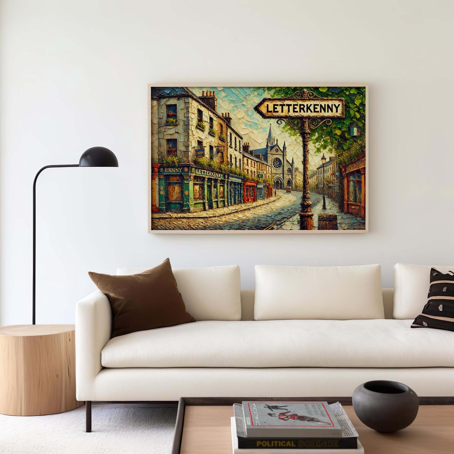 Letterkenny Art Ireland Wall Art Print - Travel Poster, City Gift & Housewarming Decor, Letterkenny Print for Home or Office