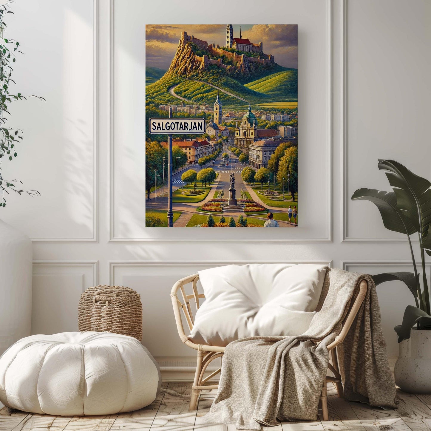 Salgotarjan Art Print - Hungary City Wall Art, Travel Poster, Housewarming Gift, Salgotarjan Travel Decor, Unique Hungary Artwork