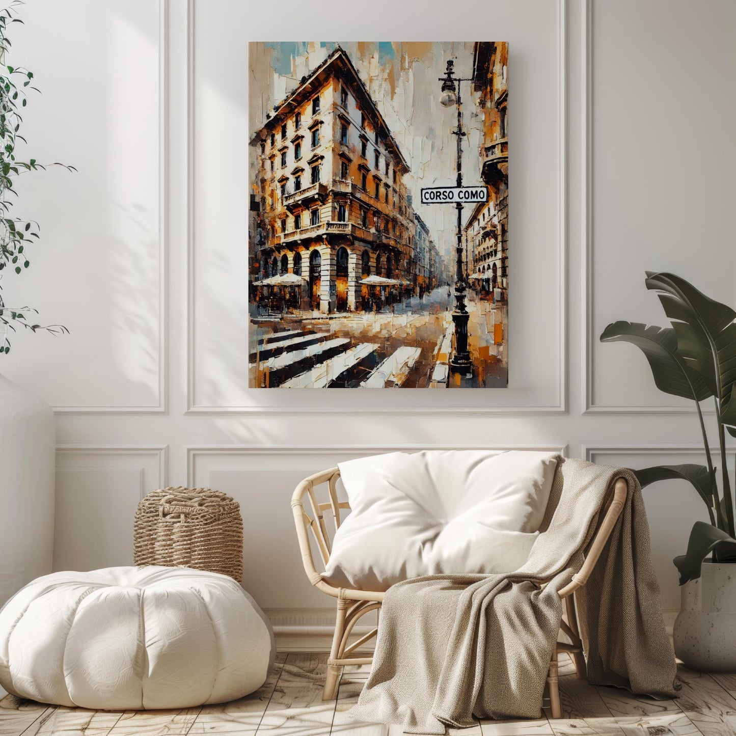 Corso Como Wall Art Milan Print Italy Art Travel Poster Italian Souvenir Modern Home Decor Gift | Personalized Gift