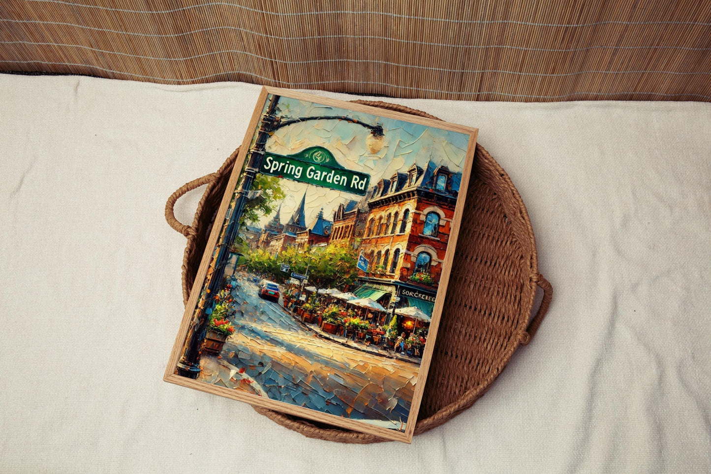 Spring Garden Rd Wall Art, Spring Garden Road Print, Halifax Art, Canada Gift, Travel Print, Travel Poster, Housewarming Gift, Canada Art
