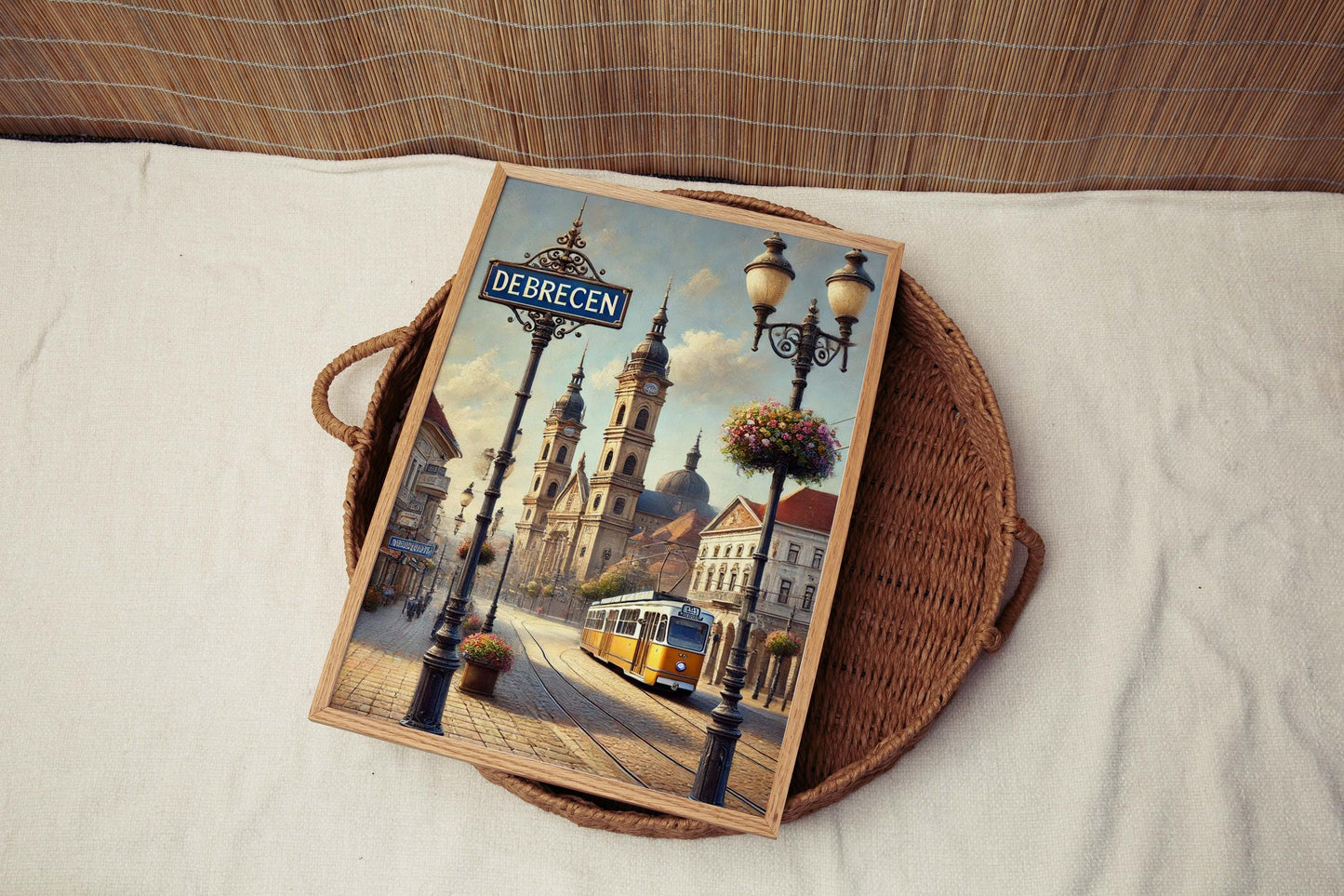 Debrecen Art Print - Hungary Travel Poster, European City Wall Decor, Debrecen Gift, Housewarming & Home Office Artwork
