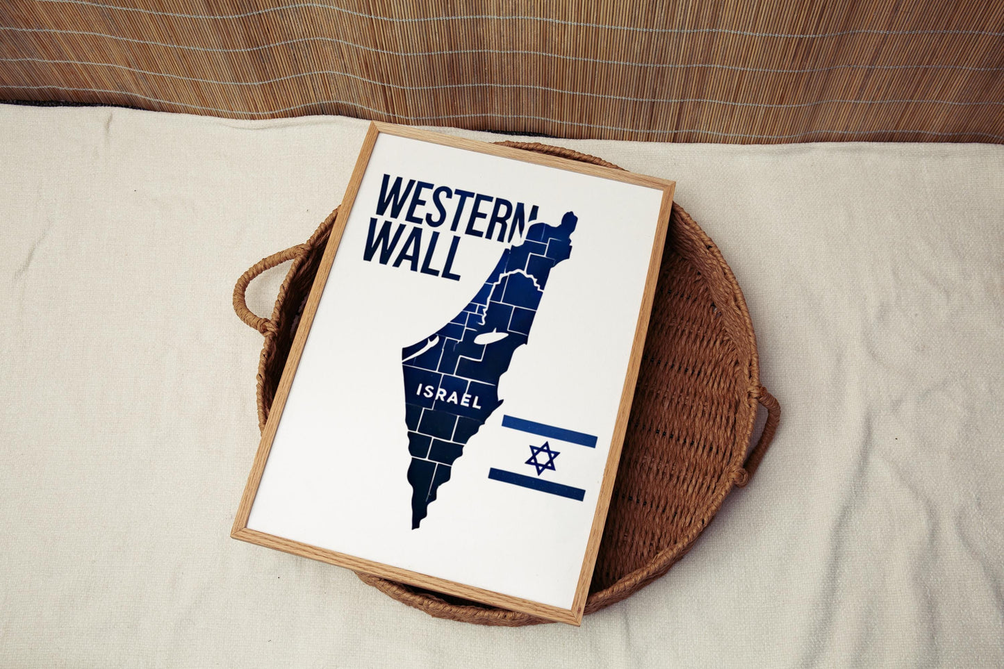 Israel Western Wall Wall Art Print, Travel Home Decor, Israel Gift, Housewarming & College Wall Artwork, Religious Jerusalem Poster