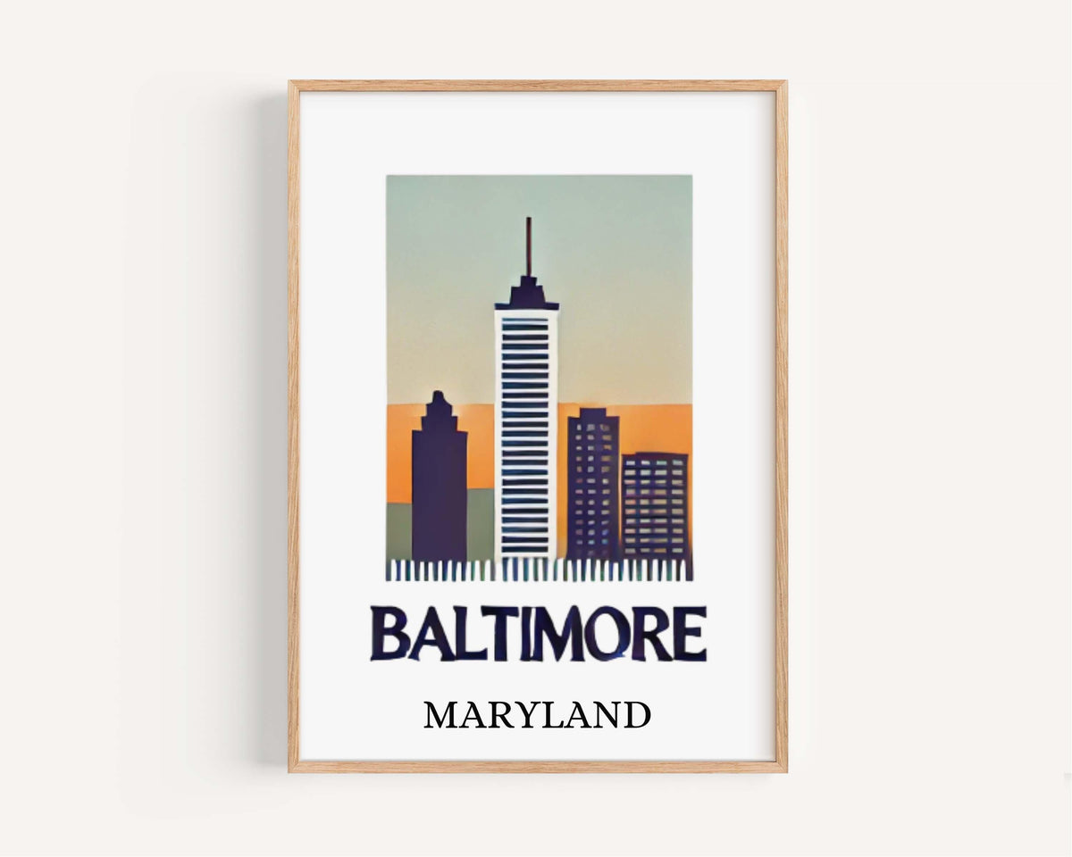 Baltimore Wall Art - Baltimore, Maryland, USA