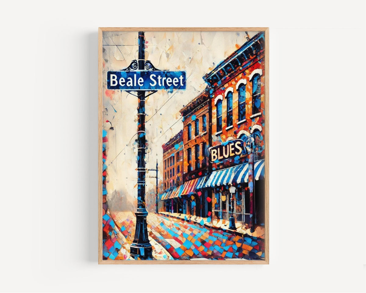 Beale Street Print - Memphis, Tennessee, USA
