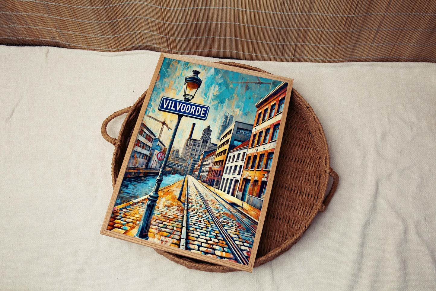 Vilvoorde Art Print - Belgium City Wall Art, Travel Poster, Europe Home Decor, Vilvoorde Gift & Housewarming Present