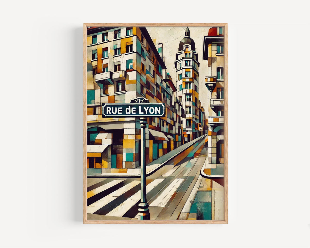 Rue De Lyon Print Decor - Paris, France