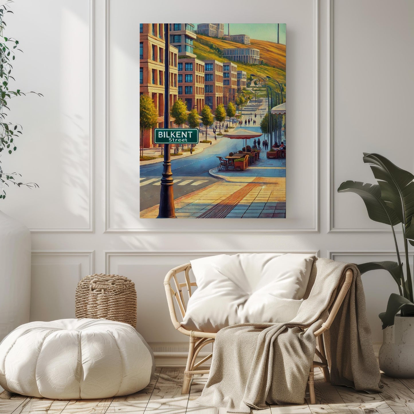Ankara Travel Print Bilkent St Wall Art Turkey Decor Ankara Gift Housewarming Poster Turkey Art
