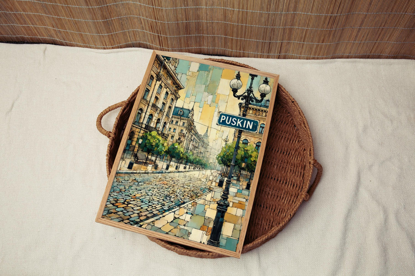 Moldova Art, Puskin Street Wall Art, Chișinău Print, Travel Souvenir, Eastern European Cityscape, Fine Art Paper, Home Décor, Gift Idea