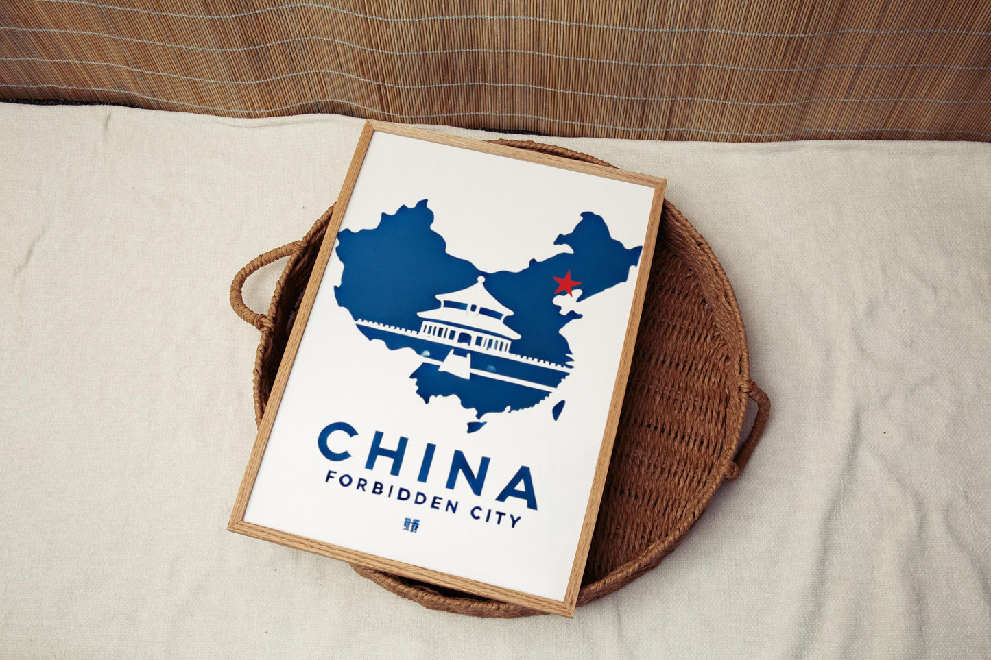 Forbidden City Wall Art Print - Chinese Travel Decor, China Gift, Historic Architecture Artwork, Housewarming & Home Decoration