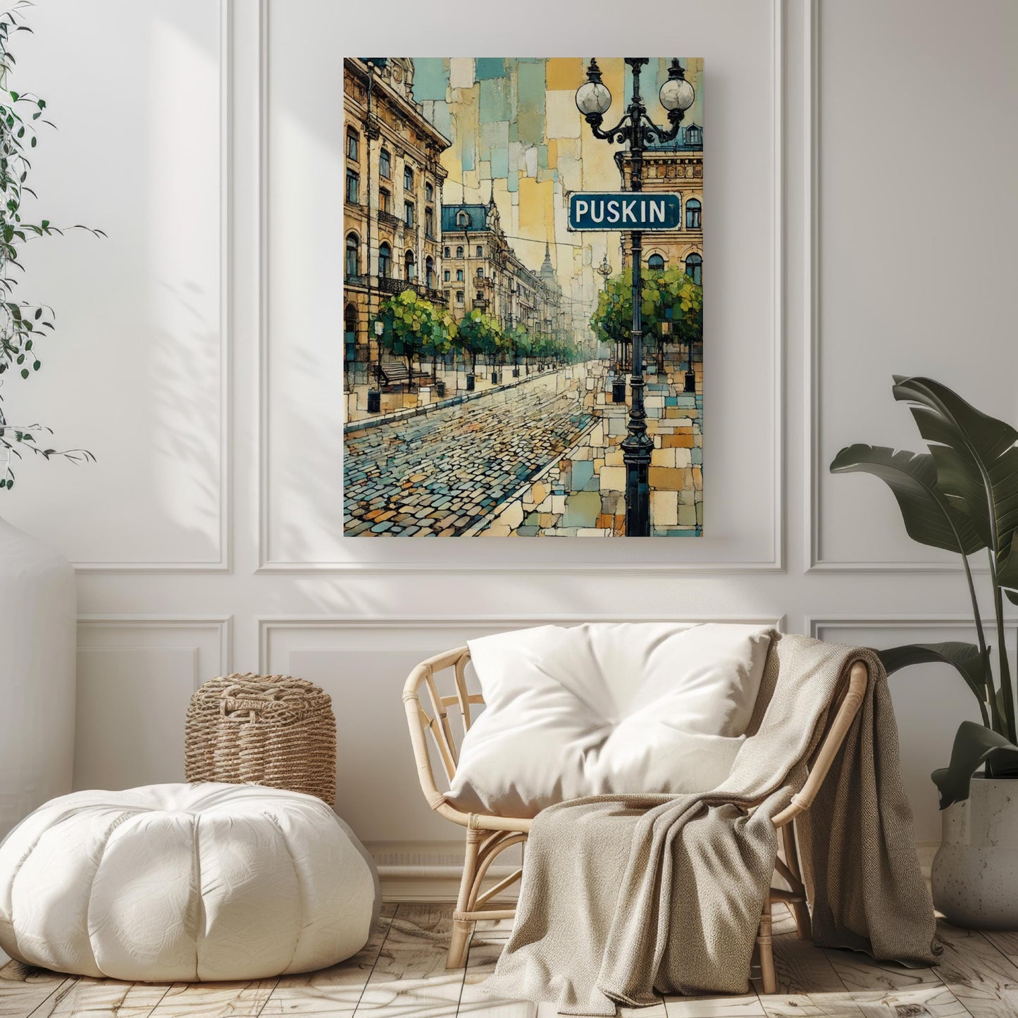 Moldova Art, Puskin Street Wall Art, Chișinău Print, Travel Souvenir, Eastern European Cityscape, Fine Art Paper, Home Décor, Gift Idea