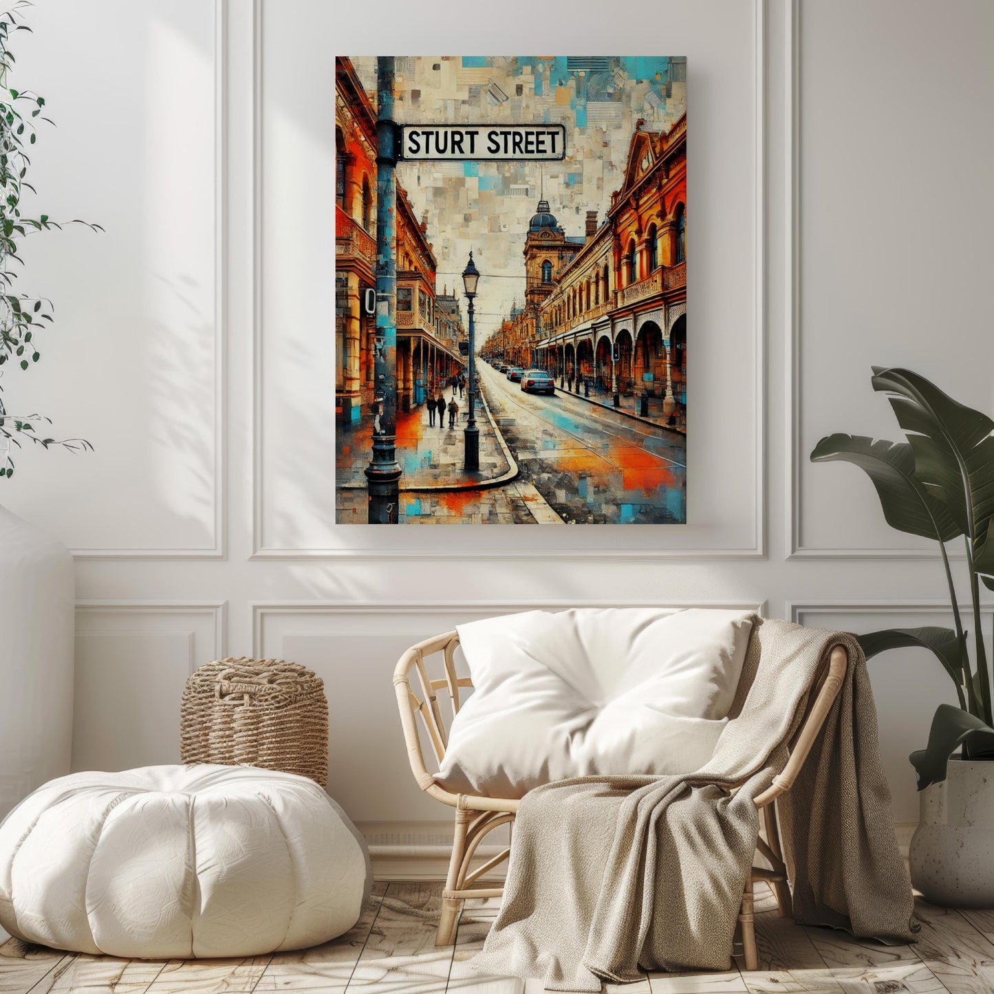 Sturt Street Wall Art Print - Ballarat Travel Poster, Australia Home Decor, Housewarming Gift, Scenic Sturt St Artwork