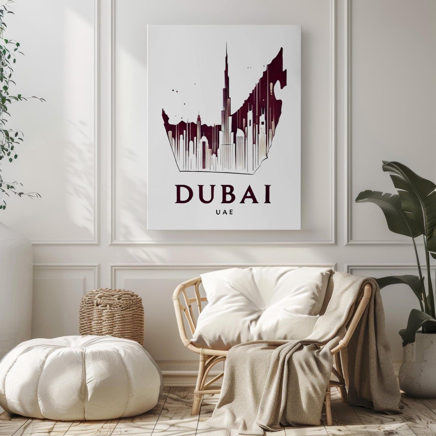 UAE Wall Art Dubai Print Travel Home Decor Unique UAE Gift Housewarming Wall Artwork Poster