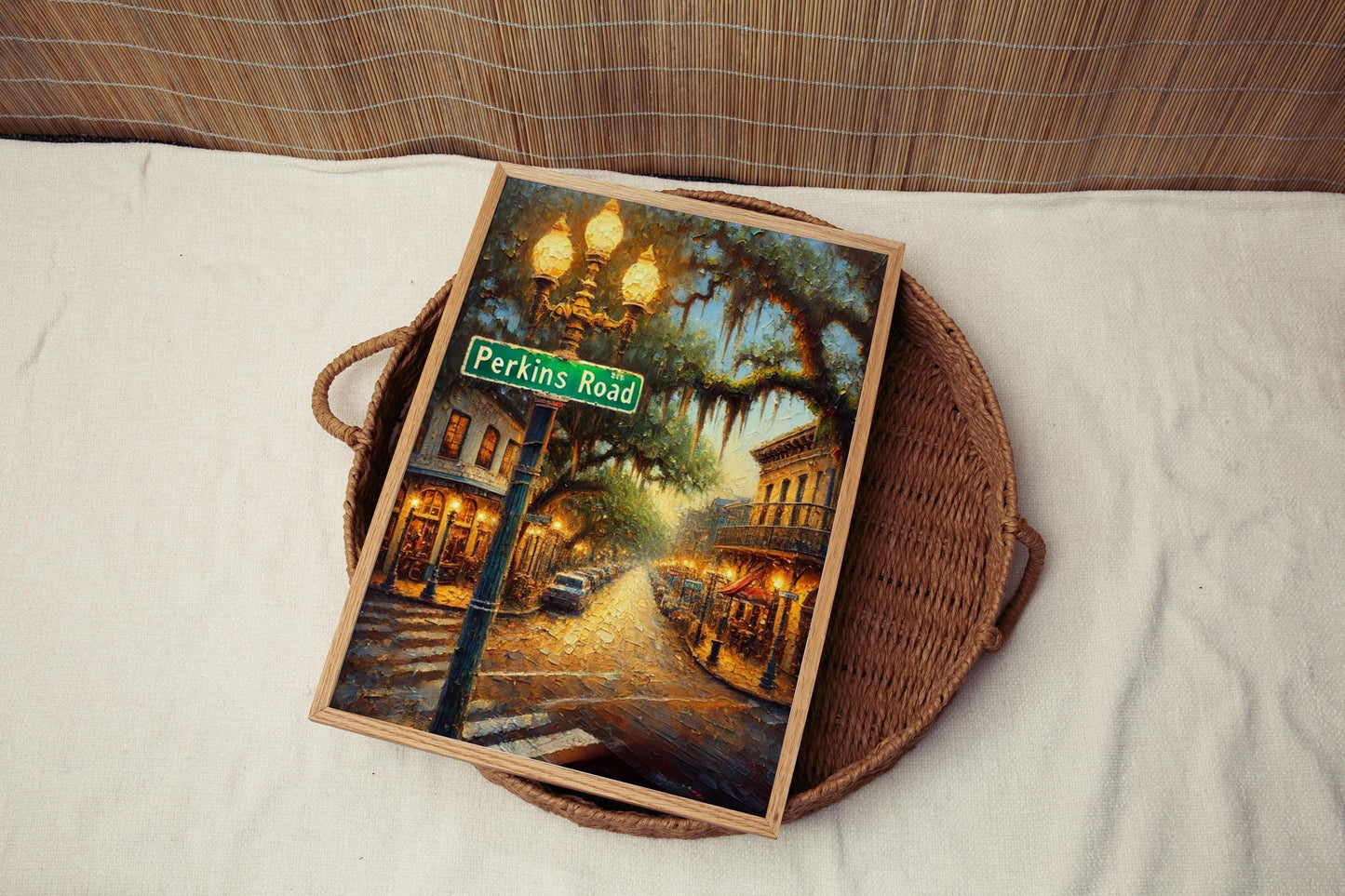 Wall Art Perkins Rd Print - Baton Rouge Travel Poster, Louisiana Artwork, Housewarming Gift, Unique Louisiana Wall Decor